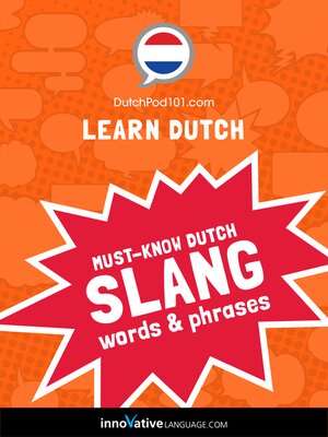 cover image of Must-Know Dutch Slang Words & Phrases